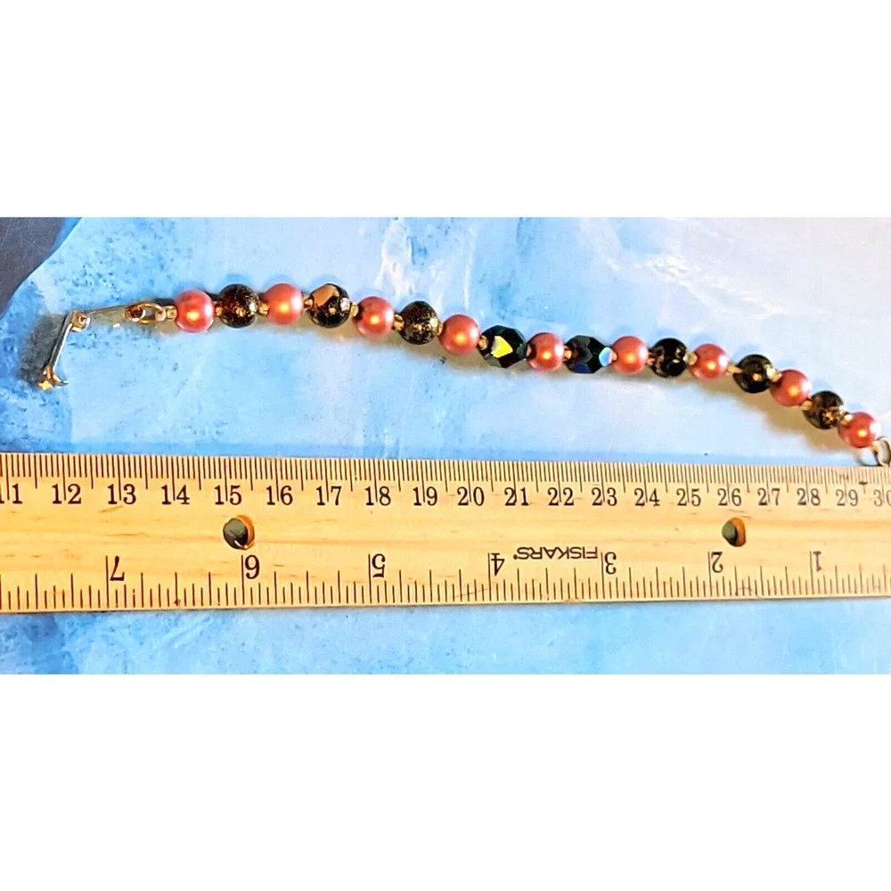 Vintage‎ Beaded Bracelet 6.5